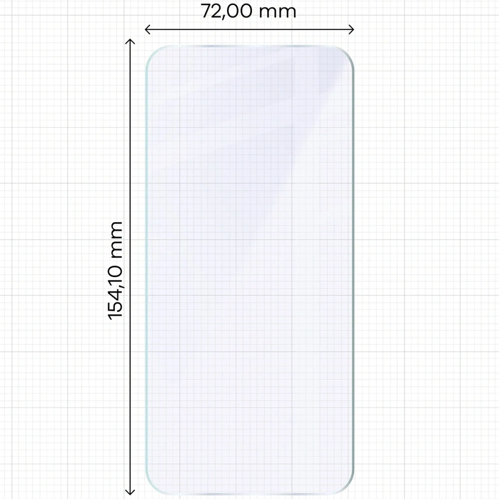 Elastyczne szkło hybrydowe Bizon Glass Mule Duo do Oppo Reno 15 [2 PACK]