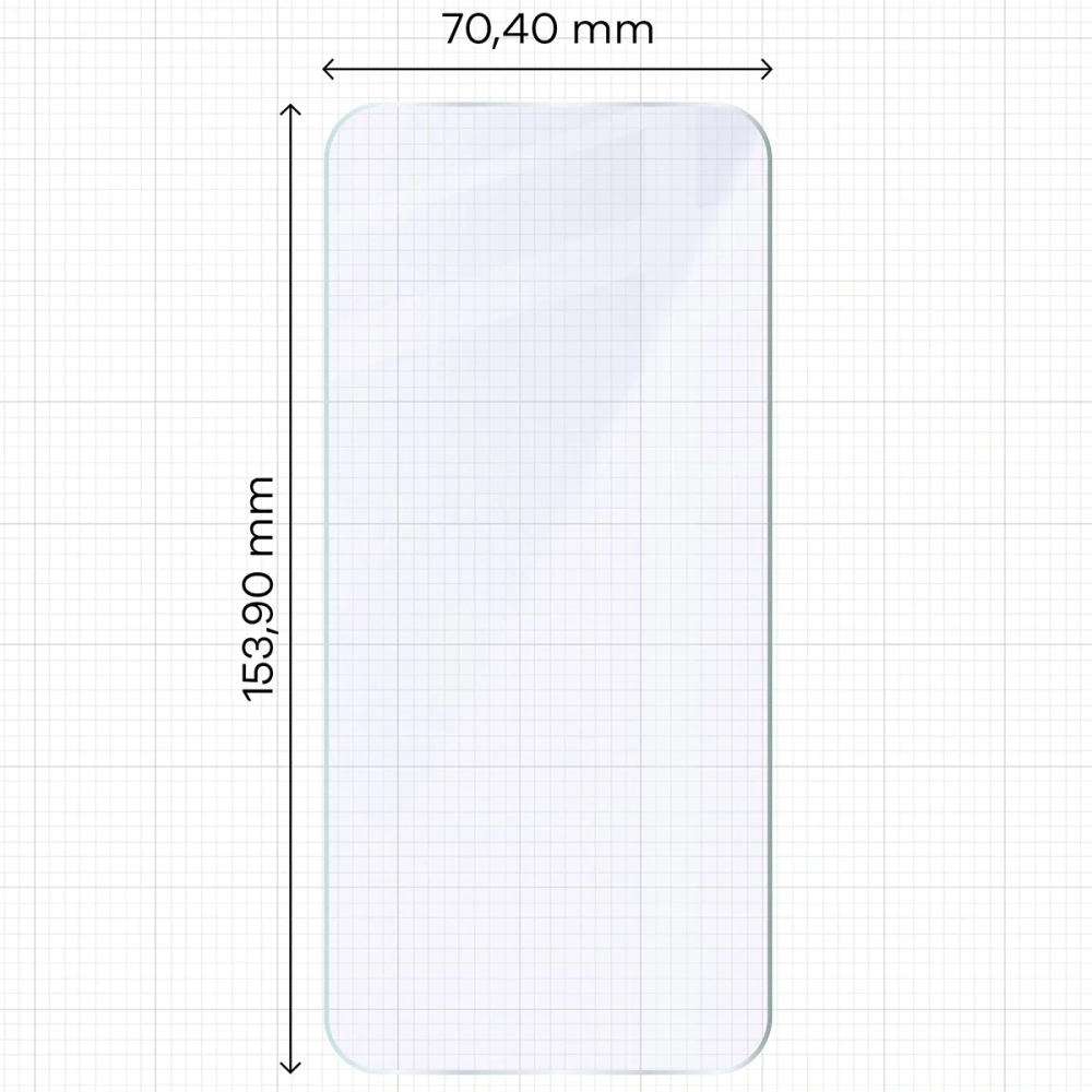 Elastyczne szkło hybrydowe Bizon Glass Mule Duo do Oppo Reno 15 F [2 PACK]