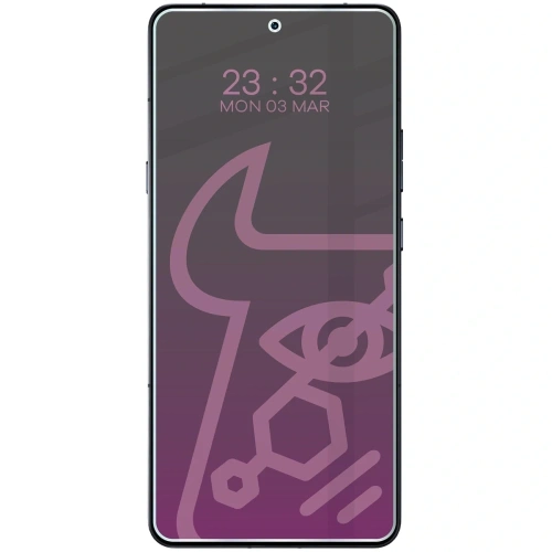 Prywatyzujące szkło hybrydowe Bizon Glass Mule Shadow do Motorola Signature matowe