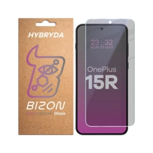 Prywatyzujące szkło hybrydowe Bizon Glass Mule Shadow do OnePlus 15R matowe