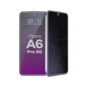 Prywatyzujące szkło hybrydowe Bizon Glass Mule Shadow do Oppo A6 Pro 5G matowe