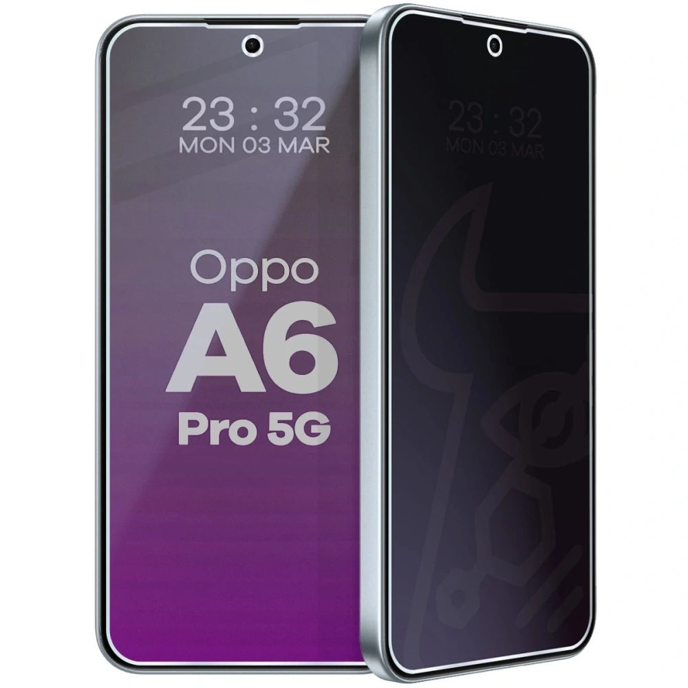 Prywatyzujące szkło hybrydowe Bizon Glass Mule Shadow do Oppo A6 Pro 5G matowe