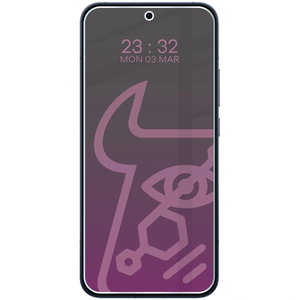 Prywatyzujące szkło hybrydowe Bizon Glass Mule Shadow do Oppo Reno 15 matowe