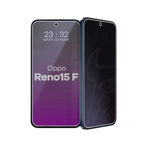 Prywatyzujące szkło hybrydowe Bizon Glass Mule Shadow do Oppo Reno 15 F matowe