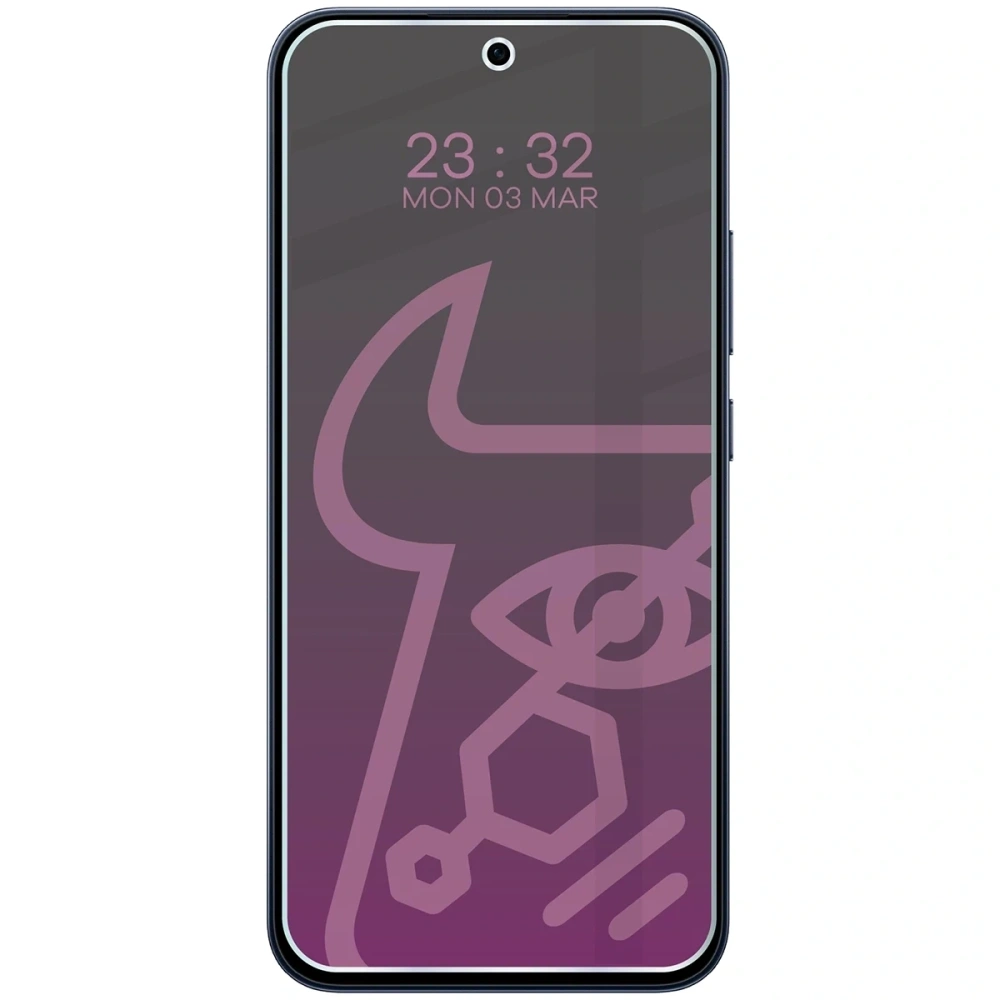 Prywatyzujące szkło hybrydowe Bizon Glass Mule Shadow do Oppo Reno 15 FS matowe