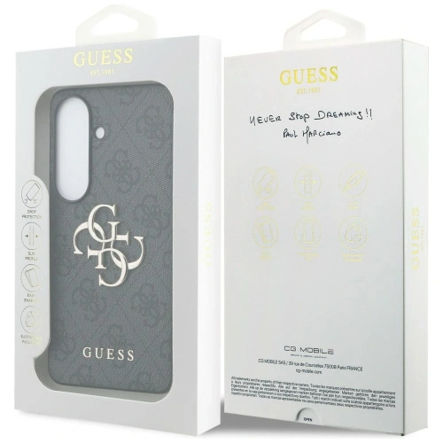 Etui Guess 4G Big Metal Logo do Samsung Galaxy S26 czarny