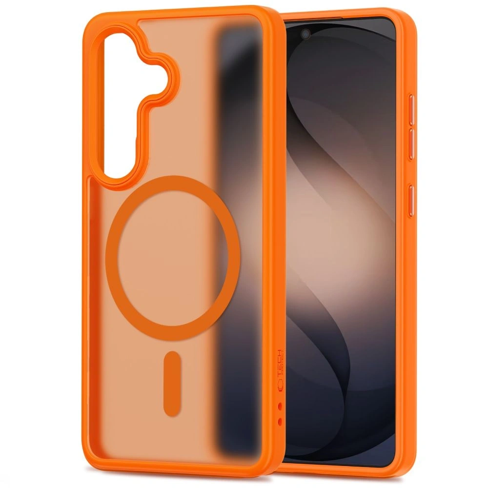 Etui Tech-Protect Magmat MagSafe do Samsung Galaxy S26 Matte Orange