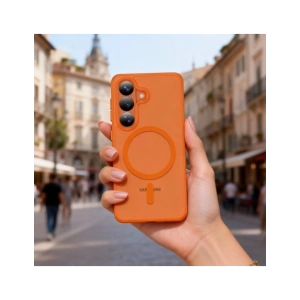 Etui Tech-Protect Magmat MagSafe do Samsung Galaxy S26 Matte Orange