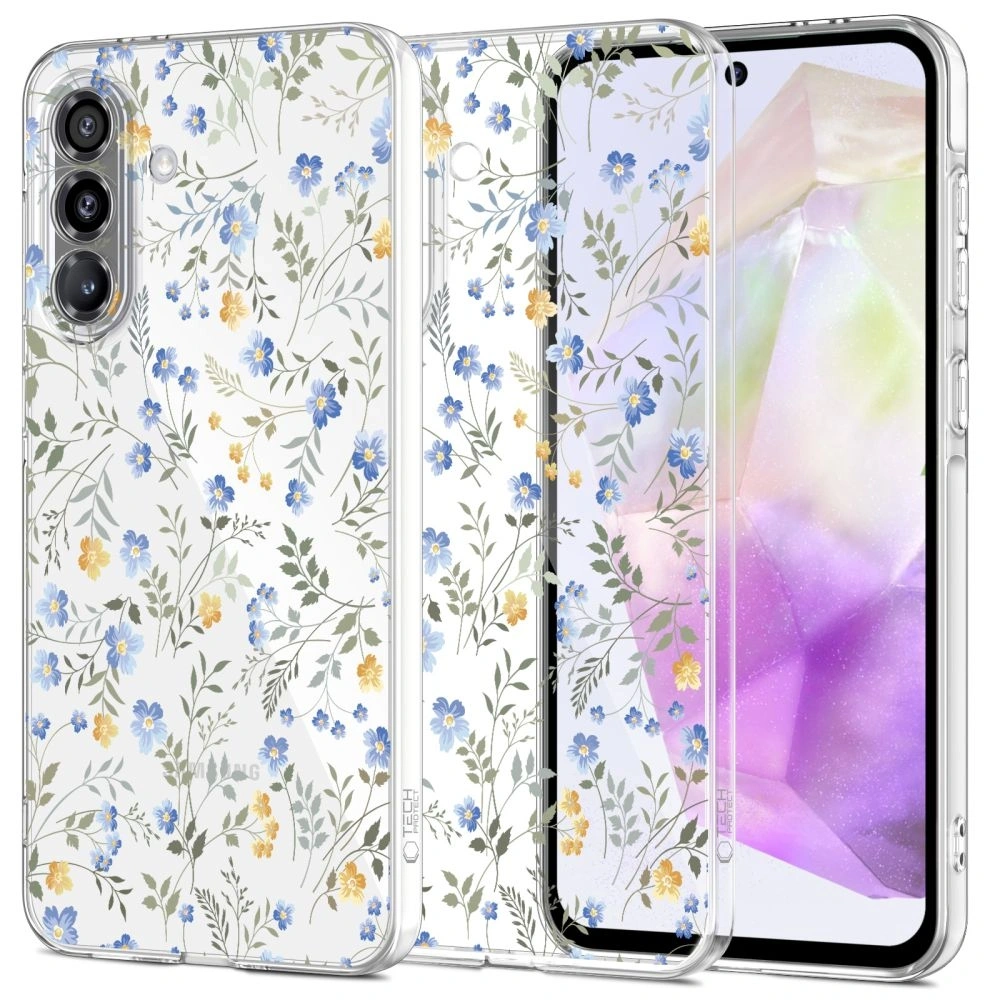 Etui Tech-Protect Flexair do Samsung Galaxy A37 5G Spring Flowers