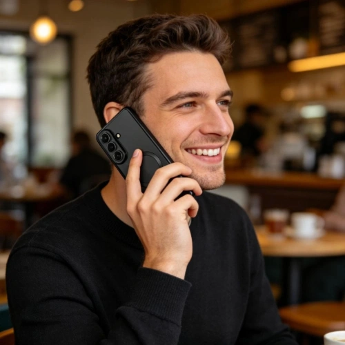 Etui Tech-Protect Magflex MagSafe do Samsung Galaxy A37 5G Shiny Black