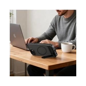 Etui Tech-Protect MagRack MagSafe do Apple iPhone 16e / 17e Matte Black