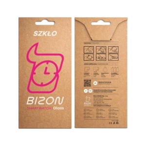 Szkło hybrydowe Bizon Glass Watch Edge Hybrid dla OnePlus Watch Lite 45 mm czarne