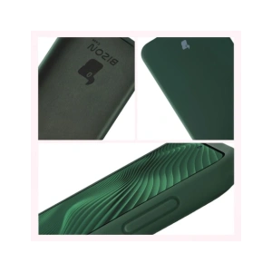 Silikonowe etui Bizon Soft Case do Samsung Galaxy A57 5G ciemnozielone