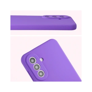 Silikonowe etui Bizon Soft Case do Samsung Galaxy A57 5G fioletowe