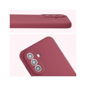 Silikonowe etui Bizon Soft Case do Samsung Galaxy A57 5G ciemnofioletowe