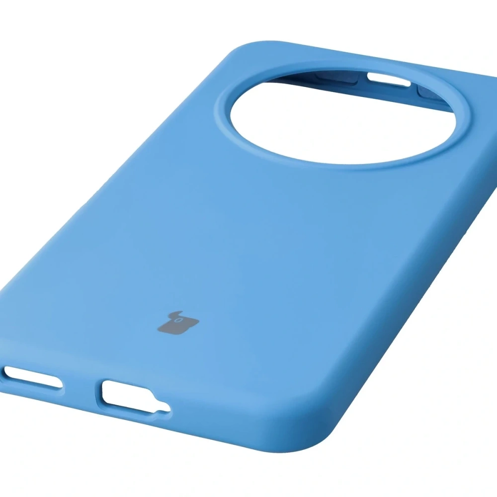 Silikonowe etui Bizon Soft Case do Honor Magic8 Lite niebieskie