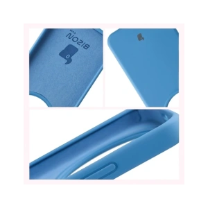 Silikonowe etui Bizon Soft Case do Honor Magic8 Lite niebieskie