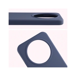 Silikonowe etui Bizon Soft Case do Honor Magic8 Lite ciemnoniebieskie