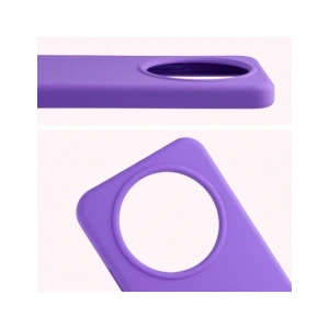 Silikonowe etui Bizon Soft Case do Honor Magic8 Lite fioletowe