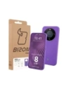 Silikonowe etui Bizon Soft Case do Honor Magic8 Lite fioletowe