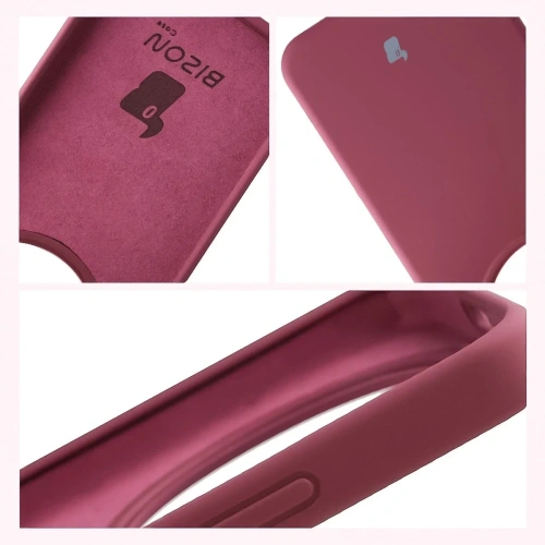 Silikonowe etui Bizon Soft Case do Honor Magic8 Lite ciemnofioletowe