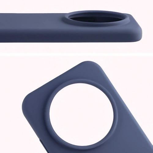 Silikonowe etui Bizon Soft Case do Honor Magic8 Pro ciemnoniebieskie