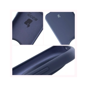 Silikonowe etui Bizon Soft Case do Honor Magic8 Pro ciemnoniebieskie