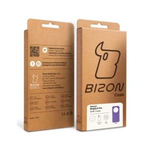 Silikonowe etui Bizon Soft Case do Honor Magic8 Pro fioletowe