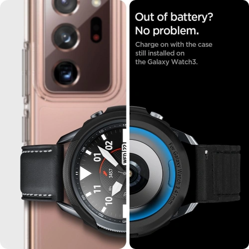 Kup Etui Spigen Liquid Air Samsung Galaxy Watch 3 41mm Matná černá - SPN1227BLK - {ean13} - Sklep Home Screen