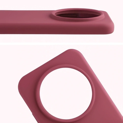 Silikonowe etui Bizon Soft Case do Honor Magic8 Pro ciemnofioletowe