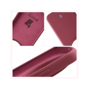 Silikonowe etui Bizon Soft Case do Honor Magic8 Pro ciemnofioletowe