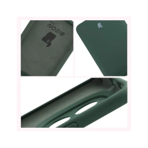 Silikonowe etui Bizon Soft Case do Xiaomi Redmi Note 15 / POCO M8 5G ciemnozielone