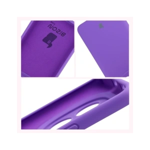 Silikonowe etui Bizon Soft Case do Xiaomi Redmi Note 15 / POCO M8 5G fioletowe