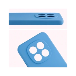 Silikonowe etui Bizon Soft Case do Xiaomi Redmi Note 15 Pro 5G niebieskie