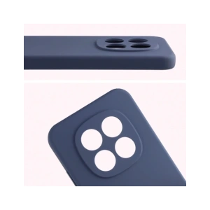 Silikonowe etui Bizon Soft Case do Xiaomi Redmi Note 15 Pro 5G ciemnoniebieskie