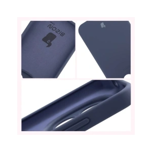 Silikonowe etui Bizon Soft Case do Xiaomi Redmi Note 15 Pro 5G ciemnoniebieskie