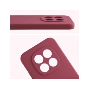 Silikonowe etui Bizon Soft Case do Xiaomi Redmi Note 15 Pro 5G ciemnofioletowe