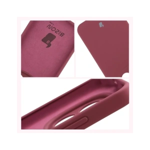 Silikonowe etui Bizon Soft Case do Xiaomi Redmi Note 15 Pro 5G ciemnofioletowe