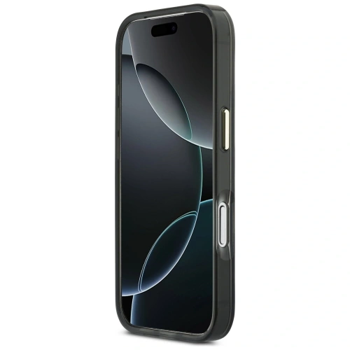 Etui Guess IML 4G Script Metal do Apple iPhone 17 Pro Max czarny