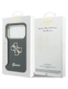 Etui Guess IML 4G Script Metal do Apple iPhone 17 Pro Max czarny