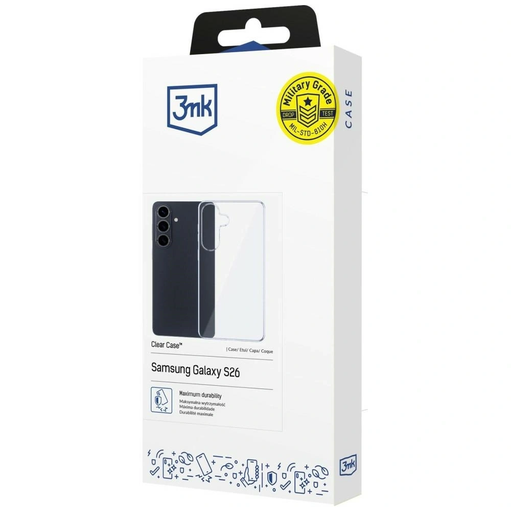 Etui 3MK Clear Case do Samsung Galaxy S26