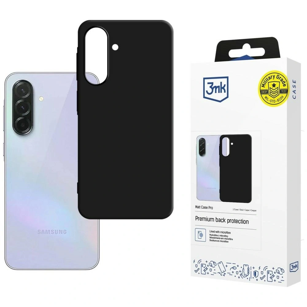 Etui 3MK Matt Case Pro do Samsung Galaxy A37 czarny