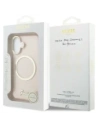 Etui Guess IML Script Metal MagSafe do Apple iPhone 17 różowy