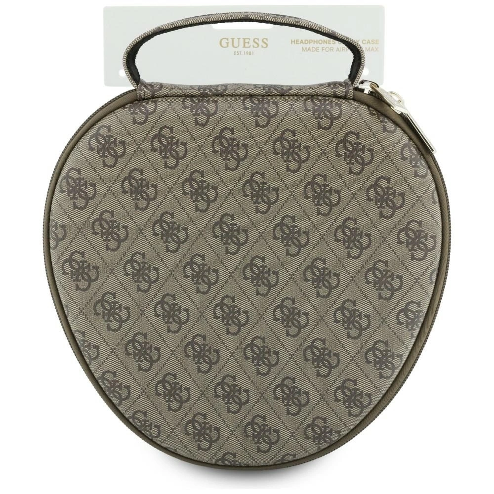 Etui na słuchawki Guess Carry Box brązowy