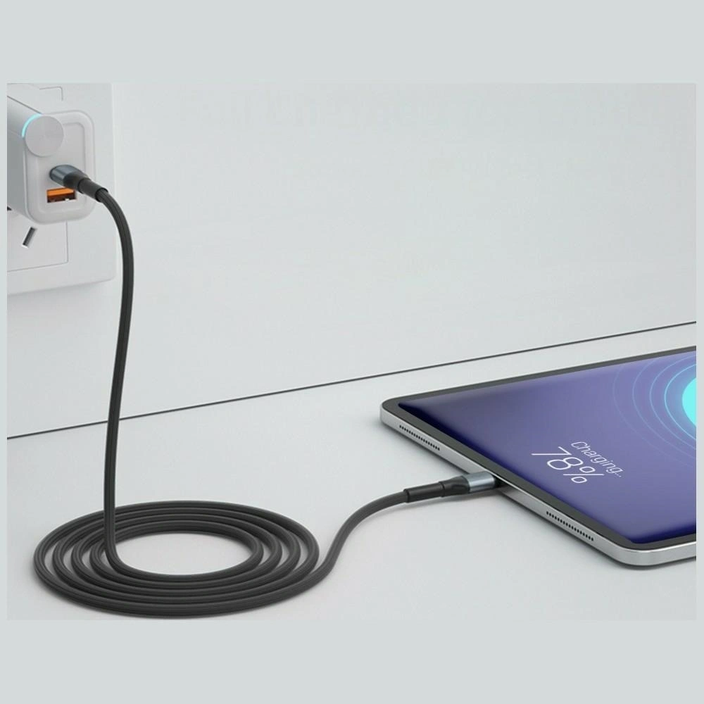 Kabel 3MK Hyper Cable N-SERIES USB-C / Micro USB 3m QC 3.0 5V/2A 10W czarny