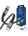 Kabel 3MK Hyper Cable N-SERIES USB-C / USB-C 3m PD 3.0 QC 3.0 20V/3A 60W czarny