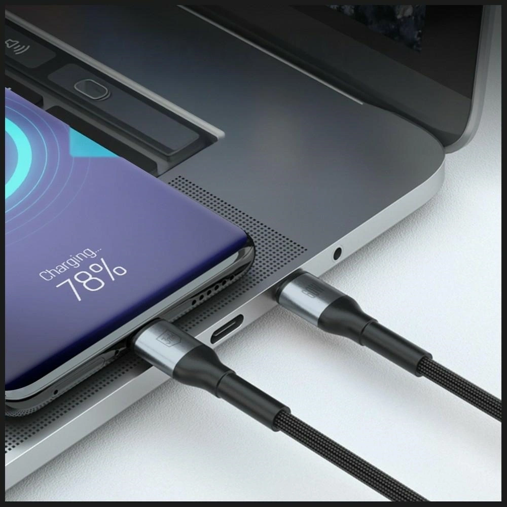 Kabel 3MK Hyper Cable N-SERIES USB-C / USB-C 3m PD 3.0 QC 3.0 20V/3A 60W czarny