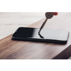 Szkło hybrydowe Moshi AirFoil Pro Apple iPhone 11 Pro/XS/X (czarna ramka)