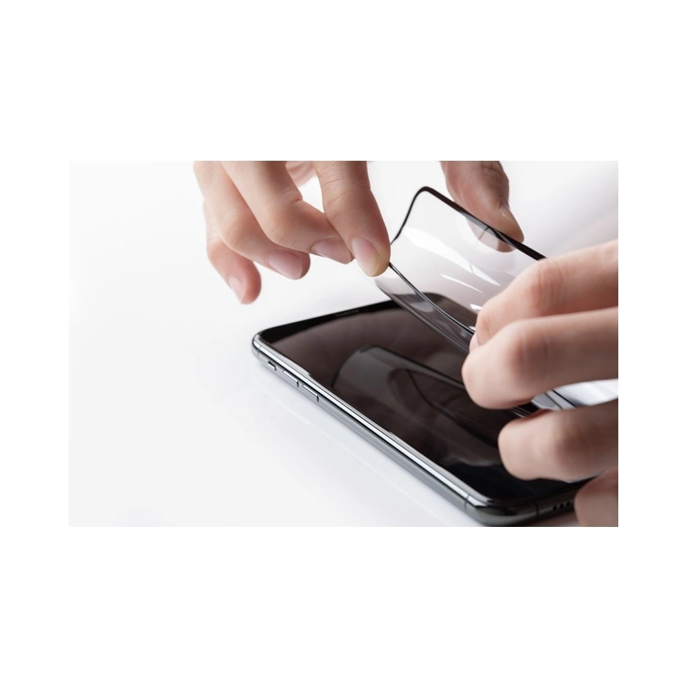 Szkło hybrydowe Moshi AirFoil Pro Apple iPhone 11 Pro/XS/X (czarna ramka)