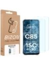 Elastyczne etui + 2x szkło hartowane Bizon Case Clear Pack do Xiaomi Redmi 15C 4G / 5G / POCO C85 4G